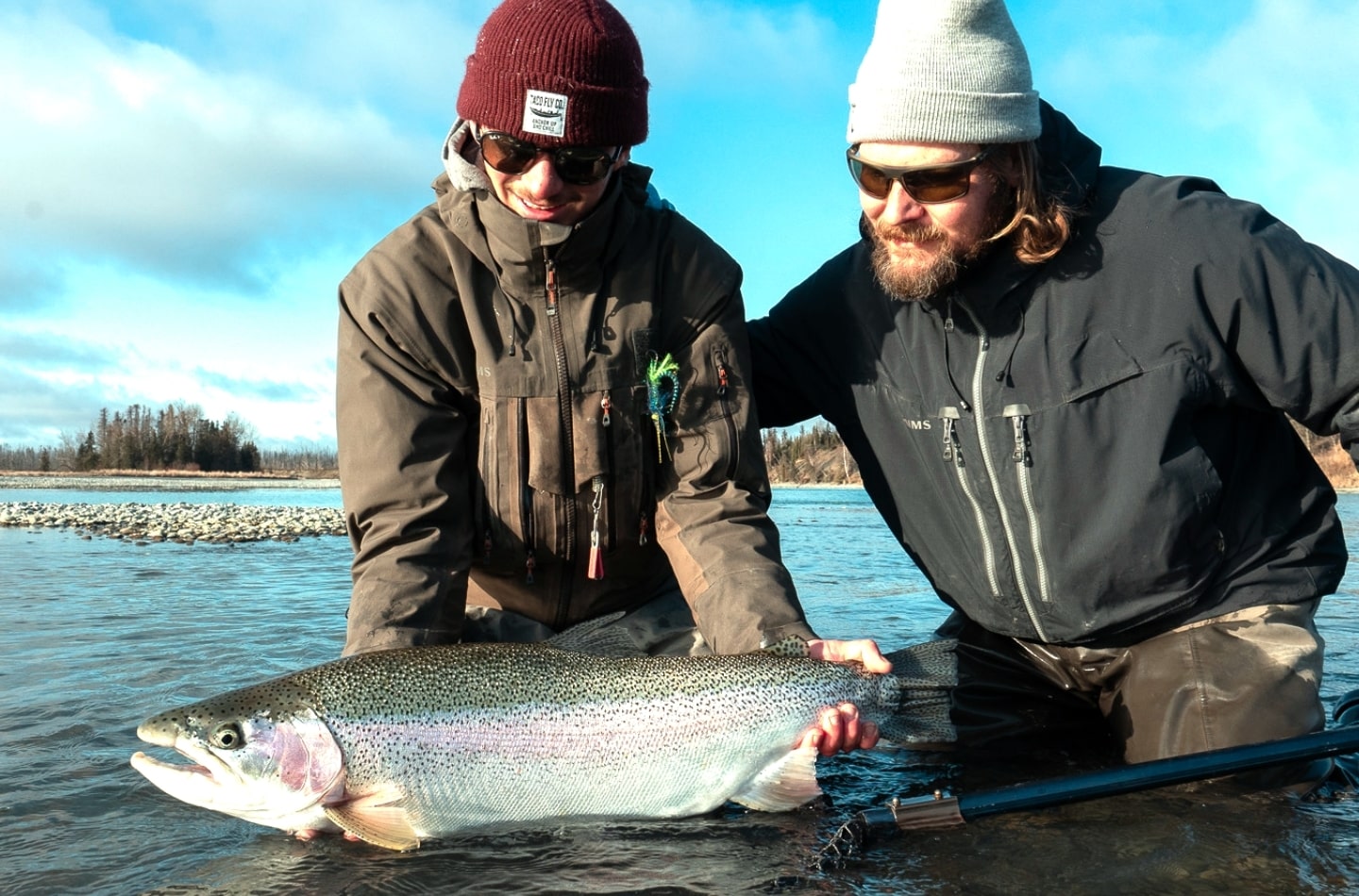 Nothing like the Kenai Flip with great fishing gear. - Picture of Kenai  River Recon - Tripadvisor